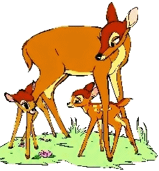 Bambi Disney plaatjes Bambi En Feline Ontmoeten Elkaar