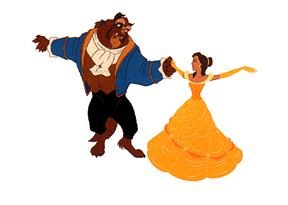 Belle en het beest Disney plaatjes Belle En Het Beest Dansend Samen