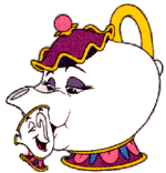 Belle en het beest Disney plaatjes Barstje En Zijn Moeder Mevrouw Tuit