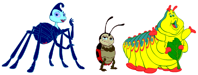 Bugs life Disney plaatjes 