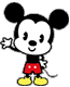 Cuties Disney plaatjes Cutie Mickey Mouse Zwaait