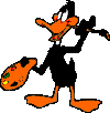 Daffy duck Disney plaatjes Daffy Aan Het Schilderen