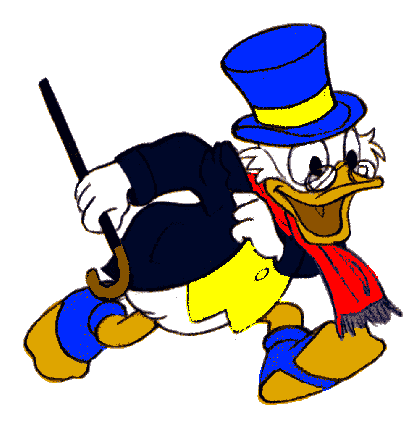 Dagobert duck Disney plaatjes 