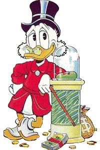 Dagobert duck Disney plaatjes 