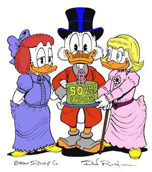 Dagobert duck Disney plaatjes 