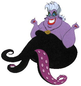 De kleine zeemeermin Disney plaatjes Ursula