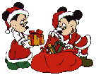 Disney plaatjes Disney kerst Mini Micky Mouse Kerst Cadeaus Pakjes