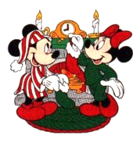 Disney plaatjes Disney kerst Miney En Mickey Mouse Kerst