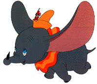 Dombo Disney plaatjes Vliegende Dombo