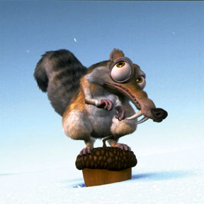 Ice age Disney plaatjes Scrat Met Eikel