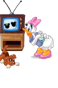 Disney plaatjes Katrien duck Stoute Hond