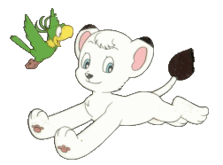 Disney plaatjes Kimba de witte leeuw 