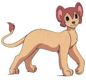 Disney plaatjes Kimba de witte leeuw 