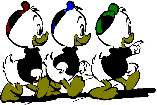 Kwik kwek en kwak Disney plaatjes 