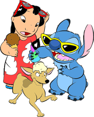 Lilo en stich Disney plaatjes 