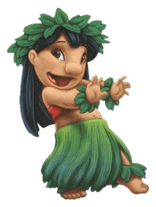 Lilo en stich Disney plaatjes Lilo Hawaii