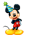 Disney plaatjes Mickey en minnie mouse Mickey Met Cadeautje