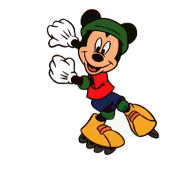 Disney plaatjes Mickey en minnie mouse Mickey Die Aan Het Skaten Is