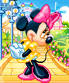 Disney plaatjes Mickey en minnie mouse Minnie Verlegen