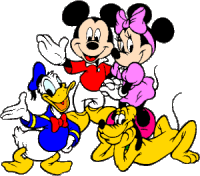 Disney plaatjes Mickey en minnie mouse 