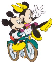 Disney plaatjes Mickey en minnie mouse 