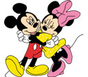 Disney plaatjes Mickey en minnie mouse 