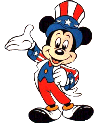 Disney plaatjes Onafhankelijkheidsdag Mickey Mouse Onafhankelijkheidsdag