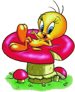 Disney plaatjes Tweety en silvester 