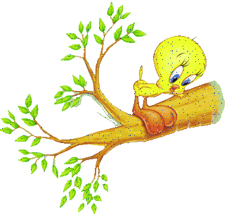 Disney plaatjes Tweety en silvester 