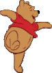 Winnie de pooh Disney plaatjes Winnie De Pooh Dansen