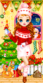 Dollz plaatjes Dollz kerst 