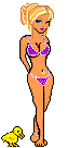 Dollz plaatjes Dollz zwemkleding 