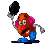 Eten en drinken Eten en drinken plaatjes Aardappelen Wandelende Aardappel Met Hoed
