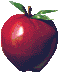 Eten en drinken Appels Eten en drinken plaatjes Rode Glimmende Appel