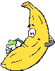 Eten en drinken Bananen Eten en drinken plaatjes Banaan Die Een Drankje Aan Het Driken Is