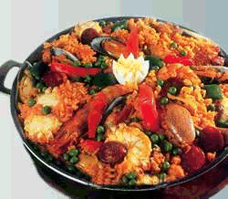 Eten en drinken Eten en drinken plaatjes Paella Een Pan Paella