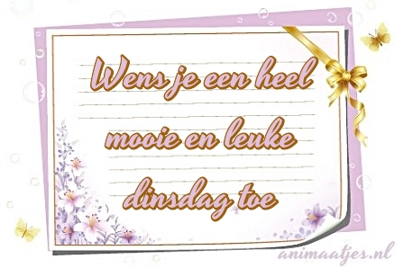 dinsdag Facebook plaatjes 