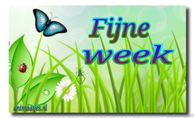 fijne week Facebook plaatjes 