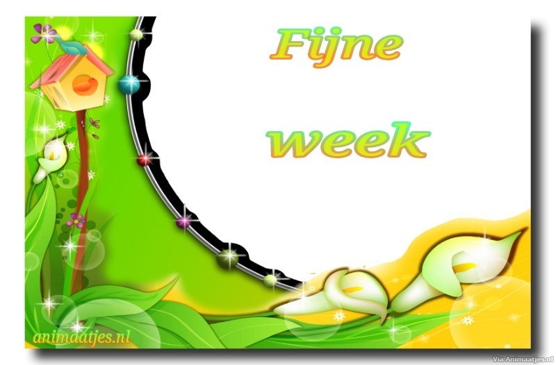 fijne week Facebook plaatjes 