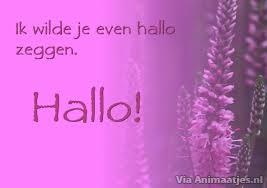 Hallo Facebook plaatjes Hallo