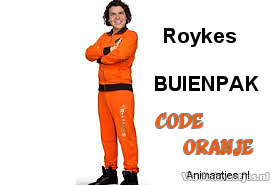 Humor Facebook plaatjes Roykes Buienpak Code Oranje