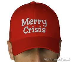 Facebook plaatjes Kerst humor Merry Crisis