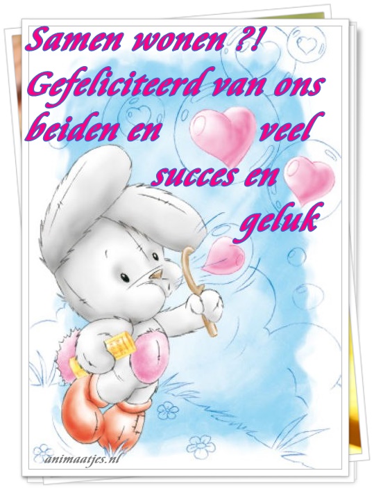 Facebook plaatjes Samen wonen 
