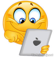 Smileys Facebook plaatjes Tablet Smiley