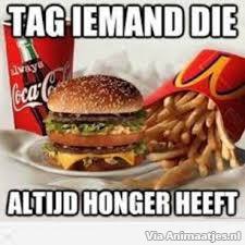 Facebook plaatjes Tag een vriend Tag Iemand Doe Altijd Honger Heeft