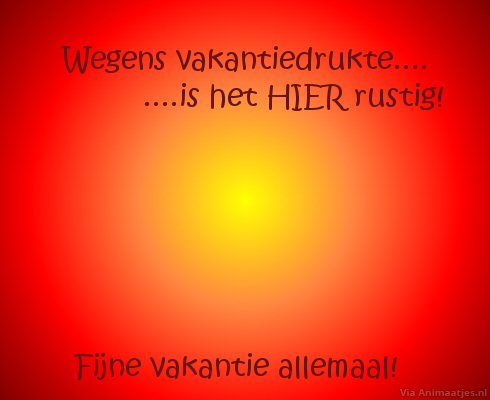 Vakantie Facebook plaatjes 