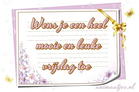 vrijdag Facebook plaatjes 