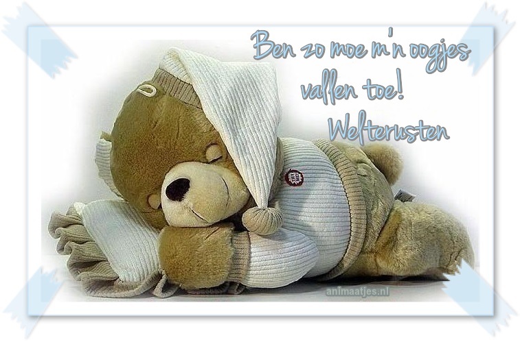 Welterusten Facebook plaatjes 