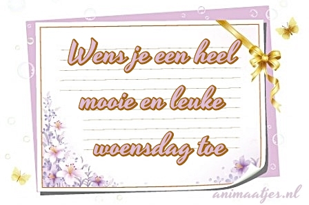 woensdag Facebook plaatjes 