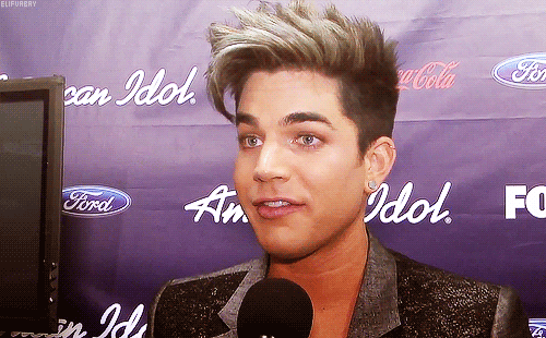Artiesten Gifs Adam lambert 